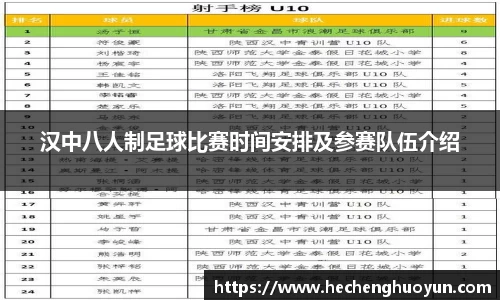 汉中八人制足球比赛时间安排及参赛队伍介绍