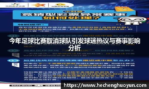 今年足球比赛取消球队引发球迷热议与赛事影响分析
